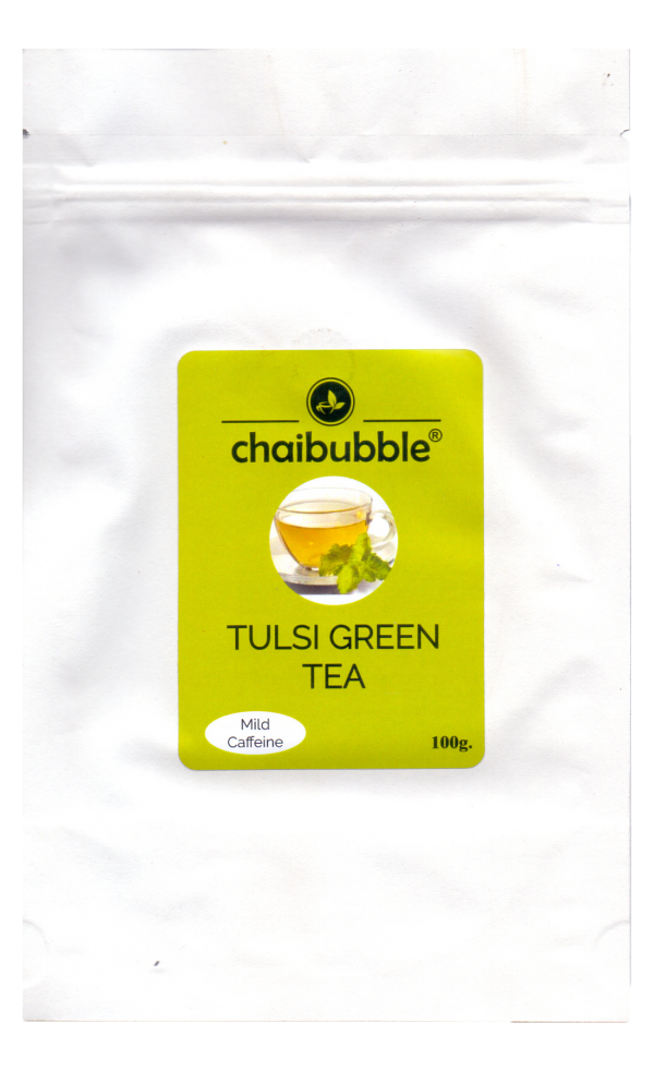 Tulsi Green Tea Front